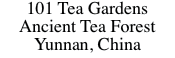 101 Tea Gardens